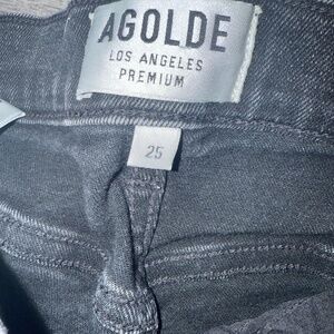 Agolde skinny black jeans never worn